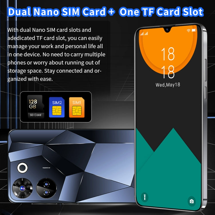 C20 Pro / X19, 2GB+16GB, 6.49 inch Face Identification Android 8.1 MTK6580A Quad Core, Network: 3G, Dual SIM(Black) -  by PMC TechLife | Online Shopping South Africa | PMC TechLife