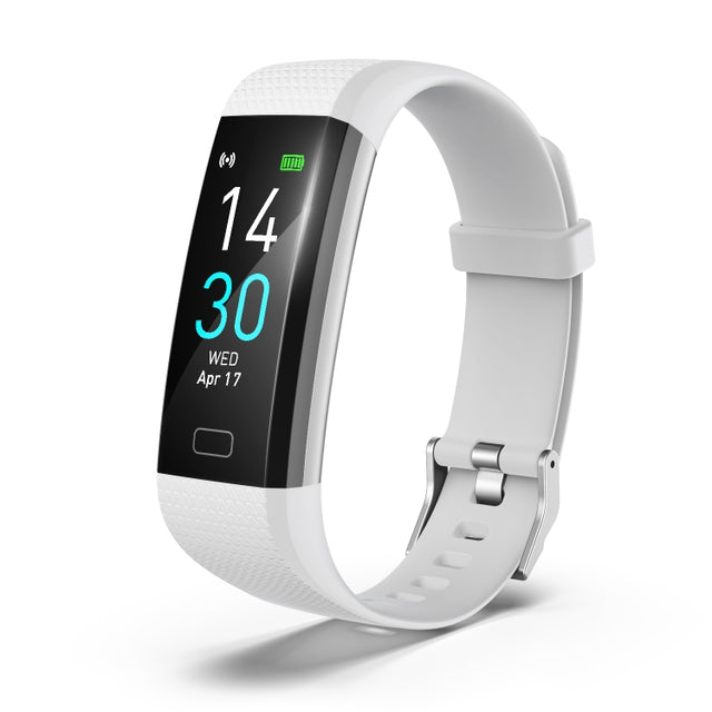 S5-4 Smart Bracelet IP68 Water-resistant Heart Rate Sport Fitness Tracker Smart Watch(White)