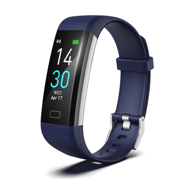 S5-4 Smart Bracelet IP68 Water-resistant Heart Rate Sport Fitness Tracker Smart Watch(Blue)