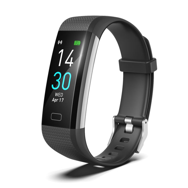 S5-4 Smart Bracelet IP68 Water-resistant Heart Rate Sport Fitness Tracker Smart Watch(Black)