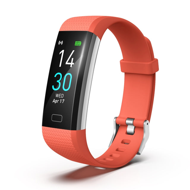 S5-4 Smart Bracelet IP68 Water-resistant Heart Rate Sport Fitness Tracker Smart Watch(Orange)
