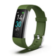S5-4 Smart Bracelet IP68 Waterproof Heart Rate Sport Fitness Tracker Smart Watch(Army Green) - Smart Wristbands by PMC TechLife | Online Shopping South Africa | PMC TechLife