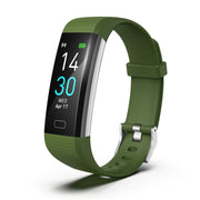 S5-4 Smart Bracelet IP68 Water-resistant Heart Rate Sport Fitness Tracker Smart Watch(Army Green)