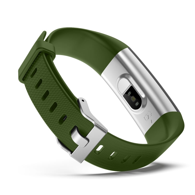 S5-4 Smart Bracelet IP68 Water-resistant Heart Rate Sport Fitness Tracker Smart Watch(Army Green)