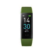 S5-4 Smart Bracelet IP68 Water-resistant Heart Rate Sport Fitness Tracker Smart Watch(Army Green)