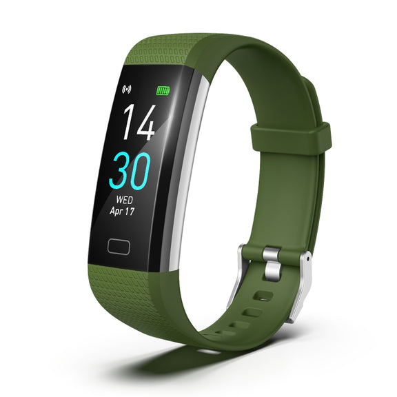 S5-4 Smart Bracelet IP68 Water-resistant Heart Rate Sport Fitness Tracker Smart Watch(Army Green)