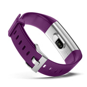 S5-4 Smart Bracelet IP68 Water-resistant Heart Rate Sport Fitness Tracker Smart Watch(Purple)