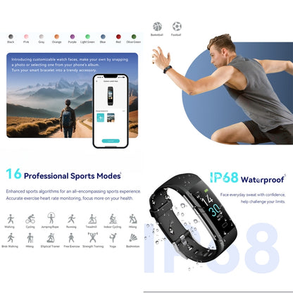 S5-4 Smart Bracelet IP68 Waterproof Heart Rate Sport Fitness Tracker Smart Watch(White) - Smart Wristbands by PMC Jewellery | Online Shopping South Africa | PMC Jewellery