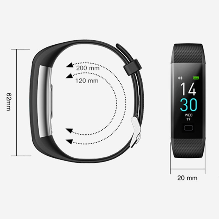 S5-4 Smart Bracelet IP68 Water-resistant Heart Rate Sport Fitness Tracker Smart Watch(Green)