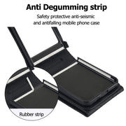 For Motorola Razr 40 Ultra / Razr 2023 V-shaped RFID Card Slot Phone Case with Ring Holder(Black)