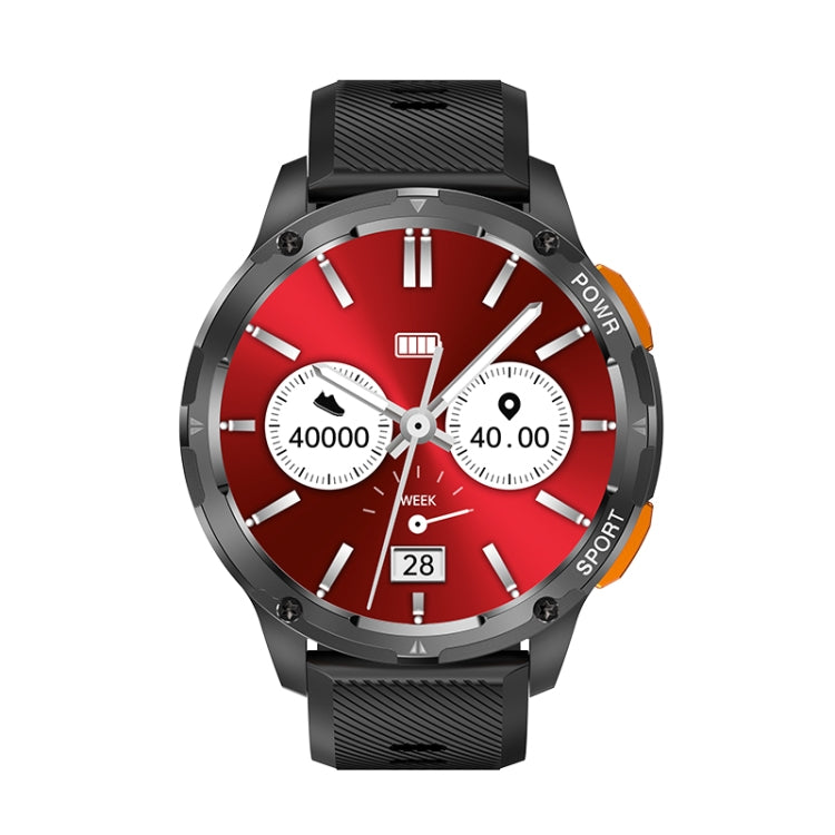 LEMFO AK59 1.43 inch AMLOED Round Screen Silicone Strap Smart Watch(Black) - free shipping - PMC Jewellery - Order now!