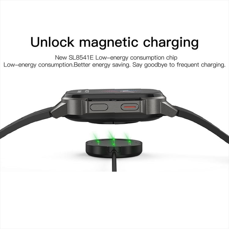 LEMFO DM62 2.13 inch AMOLED Square Screen Smart Watch Android 8.1, Specification:2GB+16GB(Black) - free shipping - PMC TechLife - Order now!