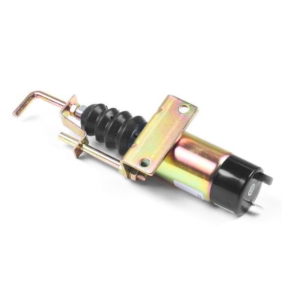Lister Petter 24V Engine Flameout Solenoid Valve with Magnetic 366-07198(Black)