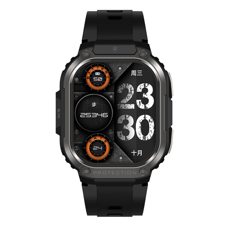 LEMFO DM63 2.13 inch AMOLED Square Screen Smart Watch Android 8.1, Specification:2GB+16GB(Black) - free shipping - PMC Jewellery - Order now!