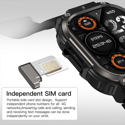 LEMFO DM63 2.13 inch AMOLED Square Screen Smart Watch Android 8.1, Specification:2GB+16GB(Black) - free shipping - PMC Jewellery - Order now!