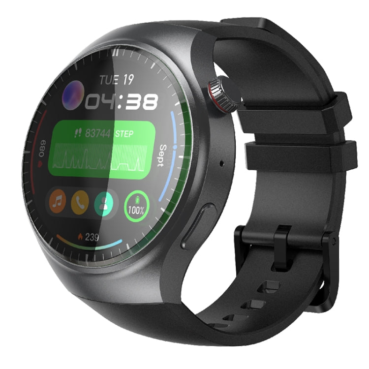 LEMFO DM80 1.43 inch AMOLED Round Screen Smart Watch Android 8.1, Specification:2GB+16GB(Black) - Android Watch by LEMFO | Online Shopping South Africa | PMC TechLife | Buy Now Pay Later Mobicred