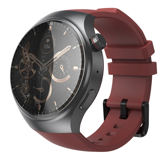 LEMFO DM80 1.43 inch AMOLED Round Screen Smart Watch Android 8.1, Specification:2GB+16GB(Red) - free shipping - PMC Jewellery - Order now!