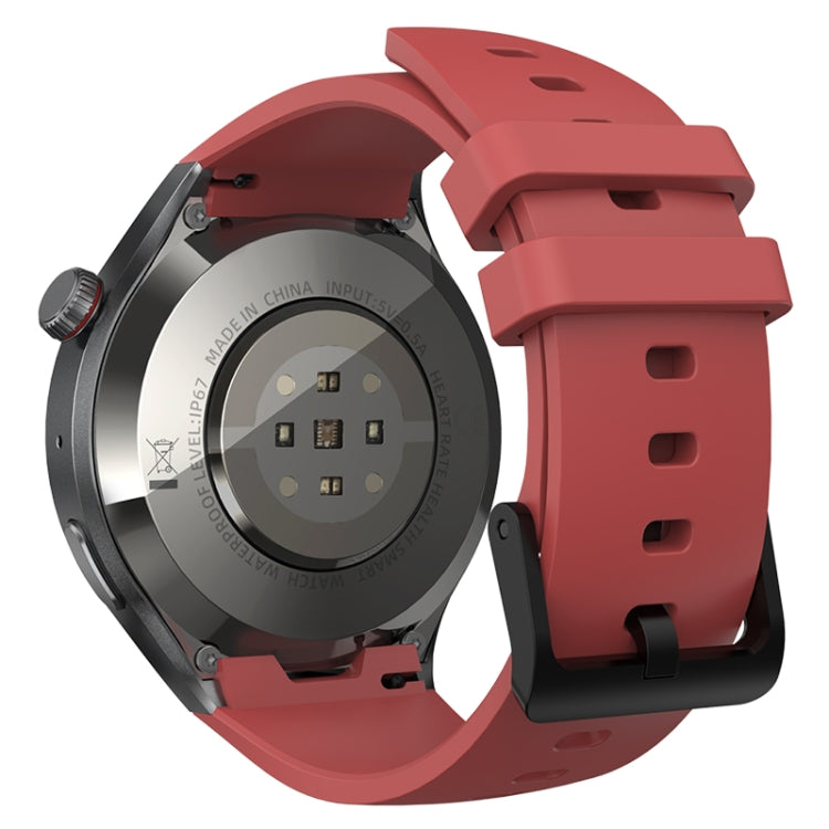 LEMFO DM80 1.43 inch AMOLED Round Screen Smart Watch Android 8.1, Specification:2GB+16GB(Red) - free shipping - PMC Jewellery - Order now!