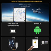 OUKITEL RT8 4G Network IP68/IP69K Rugged Tablet, 6GB+256GB, 11 inch Android 13 MediaTek Helio G99 Quad Core Support Dual SIM, EU Plug(Black)