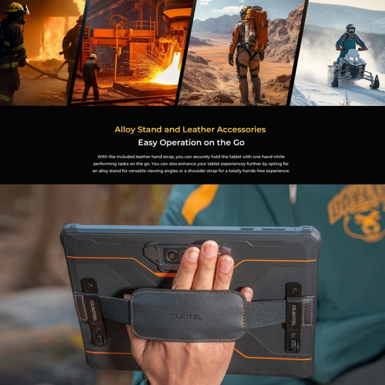 OUKITEL RT8 4G Network IP68/IP69K Rugged Tablet, 6GB+256GB, 11 inch Android 13 MediaTek Helio G99 Quad Core Support Dual SIM, EU Plug(Black) - free shipping - PMC Jewellery - Order now!
