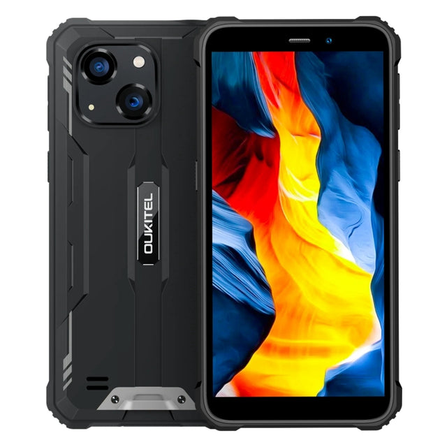 Oukitel WP32, 4GB+128GB, IP68/IP69K, 5.93 inch Android 13 Unisoc Tiger T606 Octa-core, NFC, OTG, Network: 4G(Black)
