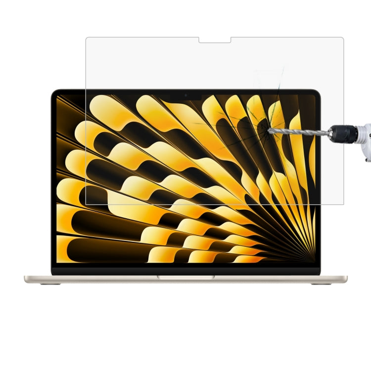 For Macbook Air 15.3 2023/2024/2025 0.26mm 9H Surface Hardness Explosion-proof Tempered Glass Film - Screen Protectors by PMC Jewellery | Online Shopping South Africa | PMC Jewellery | Buy Now Pay Later Mobicred