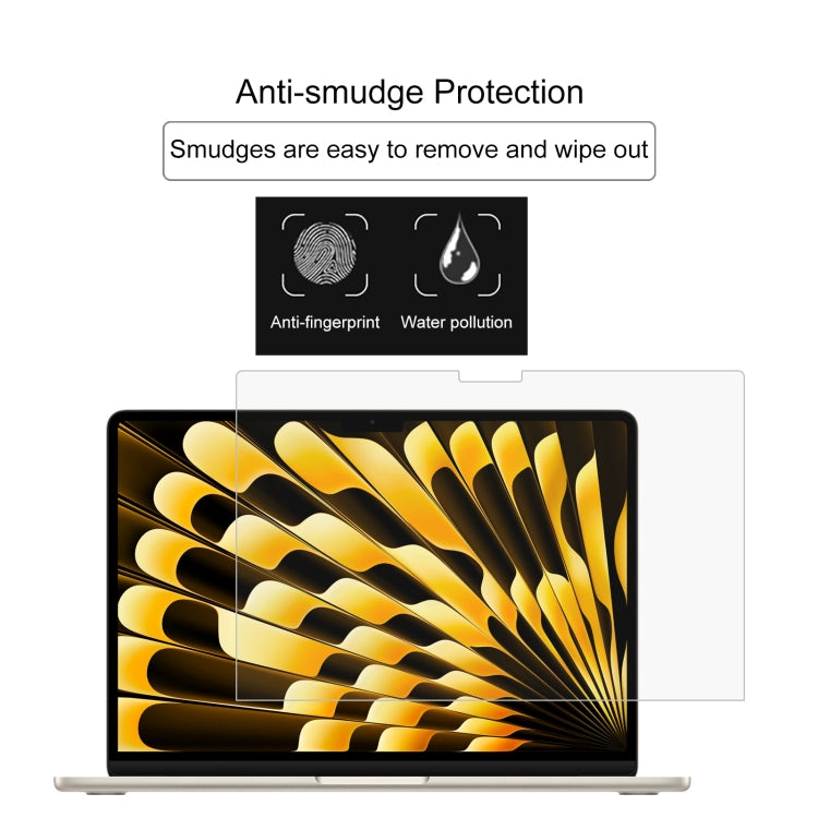 For Macbook Air 15.3 2023/2024/2025 0.26mm 9H Surface Hardness Explosion-proof Tempered Glass Film - Screen Protectors by PMC Jewellery | Online Shopping South Africa | PMC Jewellery | Buy Now Pay Later Mobicred