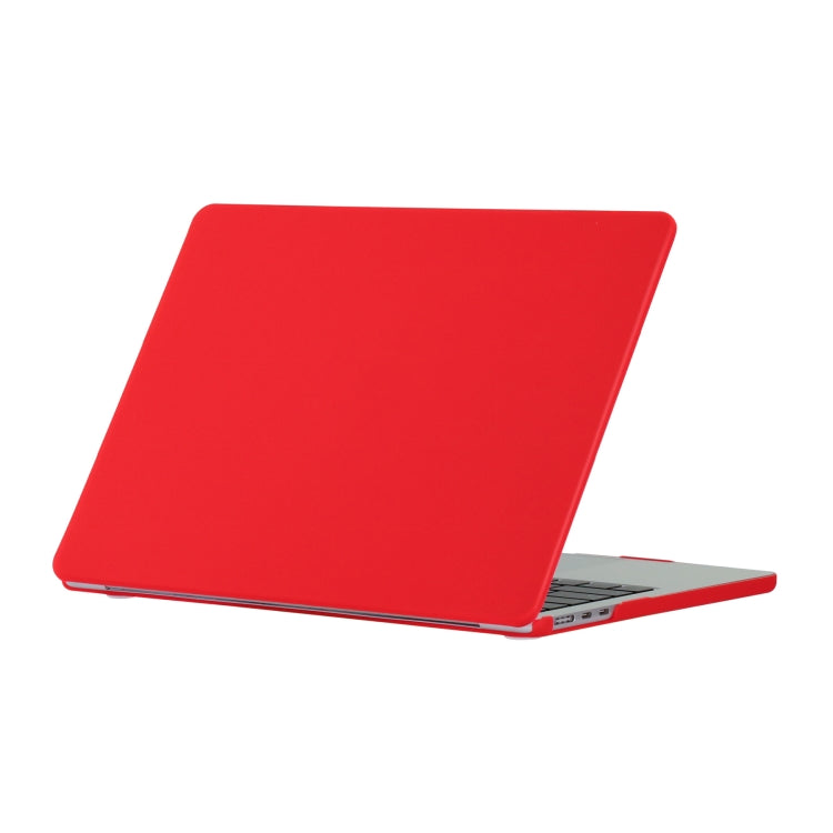 For MacBook Air 15.3 2025 / 2024 / 2023 Laptop Matte Style Protective Case(Red) - MacBook Air Cases by PMC TechLife | Online Shopping South Africa | PMC TechLife | Buy Now Pay Later Mobicred