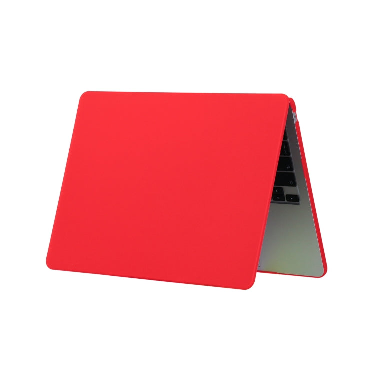 For MacBook Air 15.3 2025 / 2024 / 2023 Laptop Matte Style Protective Case(Red) - MacBook Air Cases by PMC TechLife | Online Shopping South Africa | PMC TechLife | Buy Now Pay Later Mobicred