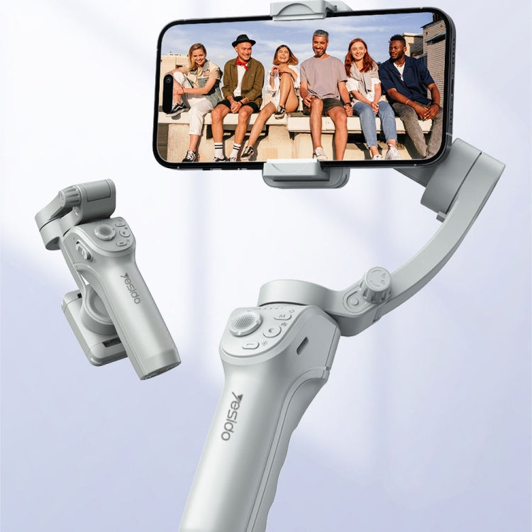 Yesido SF18 Phone Stabilizer Three-Axis Anti-Shake Handheld Gimbal(White)