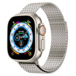 For Apple Watch 42mm Milanese Loop Magnetic Clasp Stainless Steel Watch Band(Titanium Gold) - Watch Bands by PMC TechLife | Online Shopping South Africa | PMC TechLife