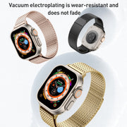 For Apple Watch SE 40mm Milanese Loop Magnetic Clasp Stainless Steel Watch Band(Black)