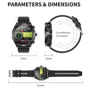 T95 1.52 inch BT5.0 Smart Sport Watch with Earbuds, Support Bluetooth Call / Blood Oxygen / Heart Rate / Blood Pressure Health Monitor(Silver)