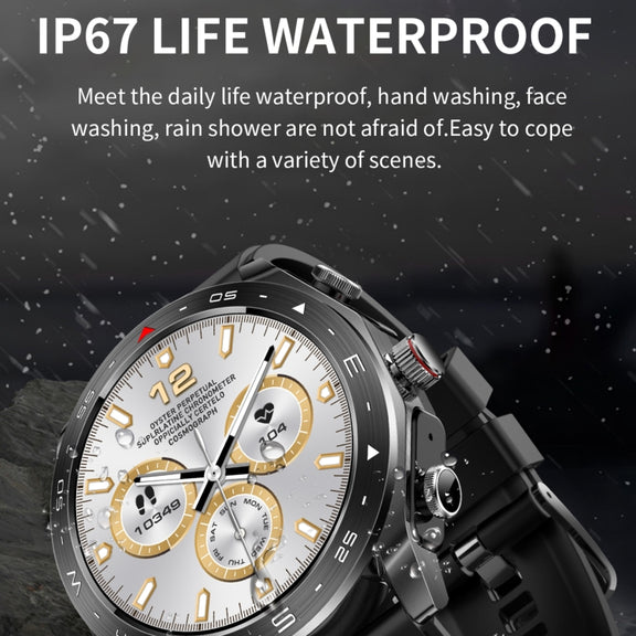 T95 1.52 inch BT5.0 Smart Sport Watch with Earbuds, Support Bluetooth Call / Blood Oxygen / Heart Rate / Blood Pressure Health Monitor(Silver)