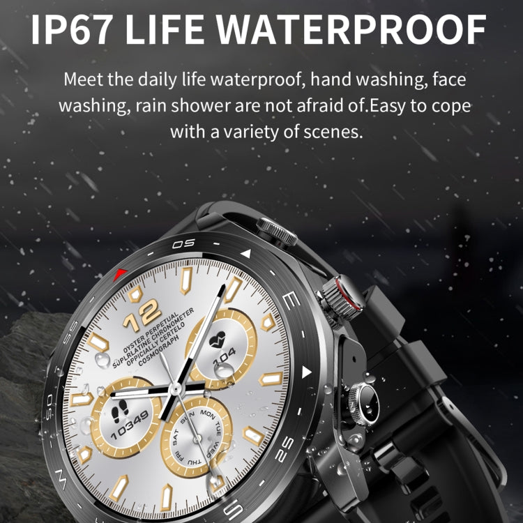 T95 1.52 inch BT5.0 Smart Sport Watch with Earbuds, Support Bluetooth Call / Blood Oxygen / Heart Rate / Blood Pressure Health Monitor(Black)
