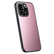 For iPhone 15 Pro R-JUST RJ-61 Electroplating Frosted TPU + PC Phone Case(Pink) - iPhone 15 Pro Cases by R-JUST | Online Shopping South Africa | PMC TechLife
