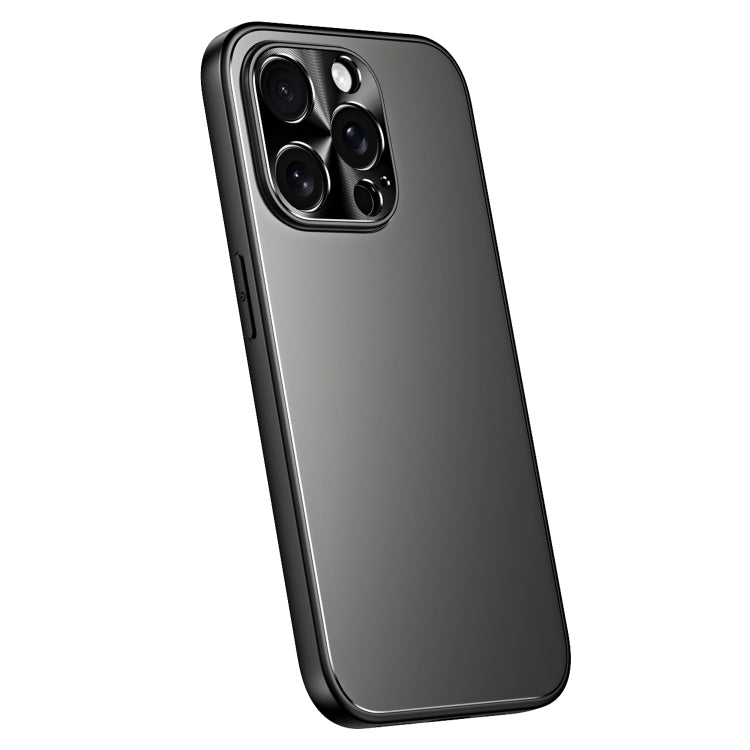 For iPhone 15 Pro Max R-JUST RJ-61 Electroplating Frosted TPU + PC Phone Case(Grey) - free shipping - PMC TechLife - Order now!