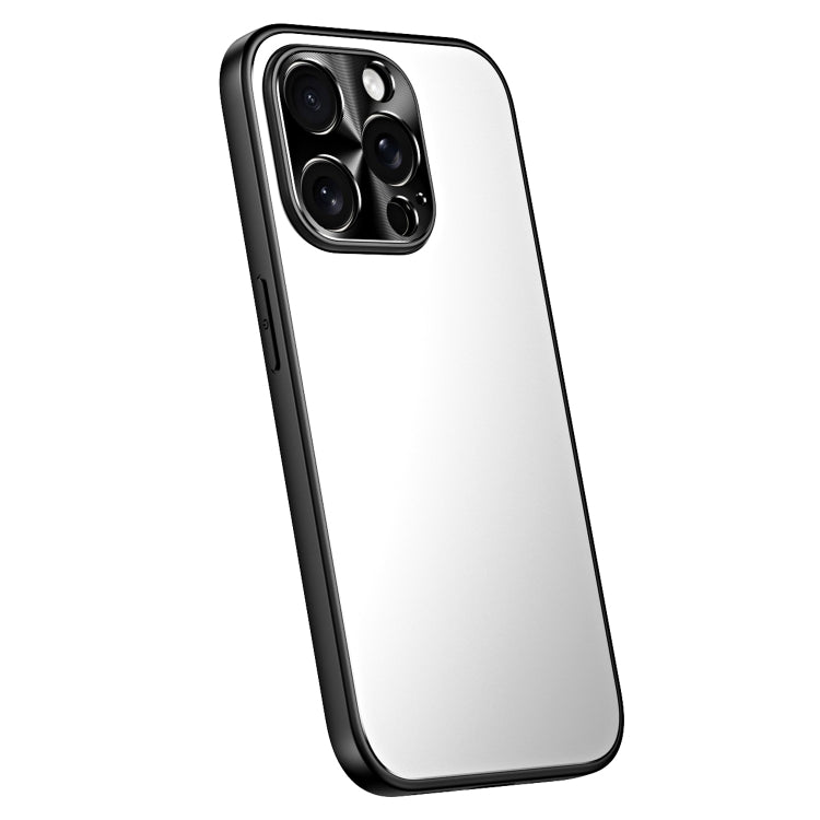 For iPhone 13 Pro R-JUST RJ-61 Electroplating Frosted TPU + PC Phone Case(Silver) - iPhone 13 Pro Cases by R-JUST | Online Shopping South Africa | PMC TechLife