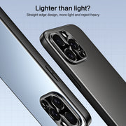 For iPhone 14 Plus R-JUST RJ-61 Electroplating Frosted TPU + PC Phone Case(Blue)