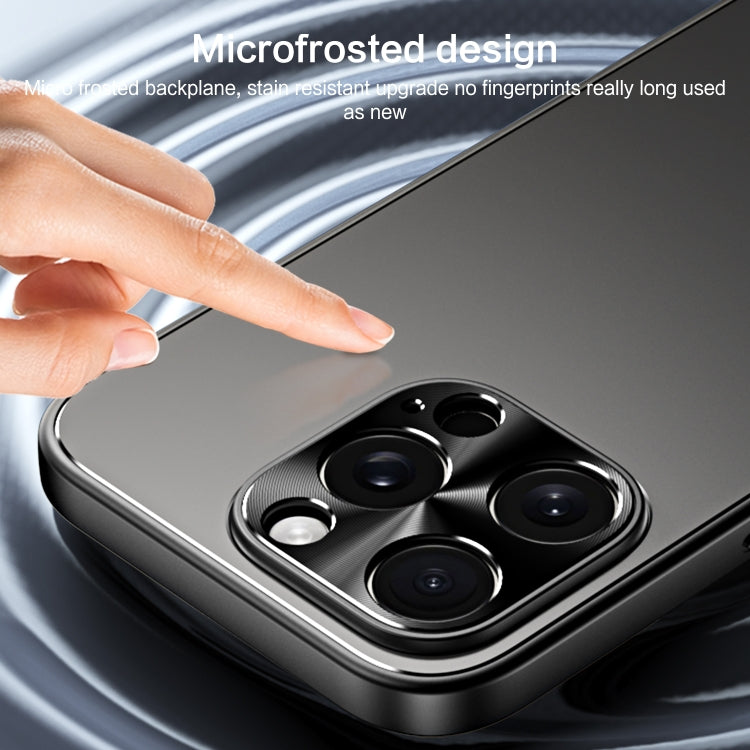 For iPhone 12 Pro Max R-JUST RJ-61 Electroplating Frosted TPU + PC Phone Case(Silver) - free shipping - PMC TechLife - Order now!