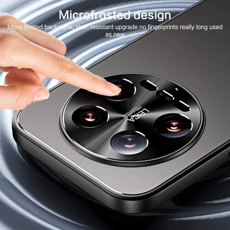 For Xiaomi 14 Ultra R-JUST RJ-61 Electroplating Frosted TPU + PC Phone Case with Holder(Blue) - 14 Ultra Cases by R-JUST | Online Shopping South Africa | PMC TechLife | Buy Now Pay Later Mobicred