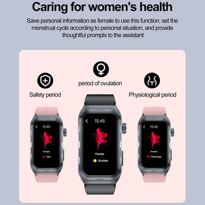 TK79 1.47 inch IP68 Waterproof Smart Watch, Support ECG / Blood Glucose / Blood Oxygen Monitoring / Uric Acid(Beige) - Smart Wristbands by PMC Jewellery | Online Shopping South Africa | PMC Jewellery | Buy Now Pay Later Mobicred