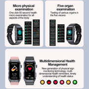 TK79 1.47 inch IP68 Water-resistant Smart Watch, Support ECG / Blood Glucose / Blood Oxygen Monitoring / Uric Acid(Beige)