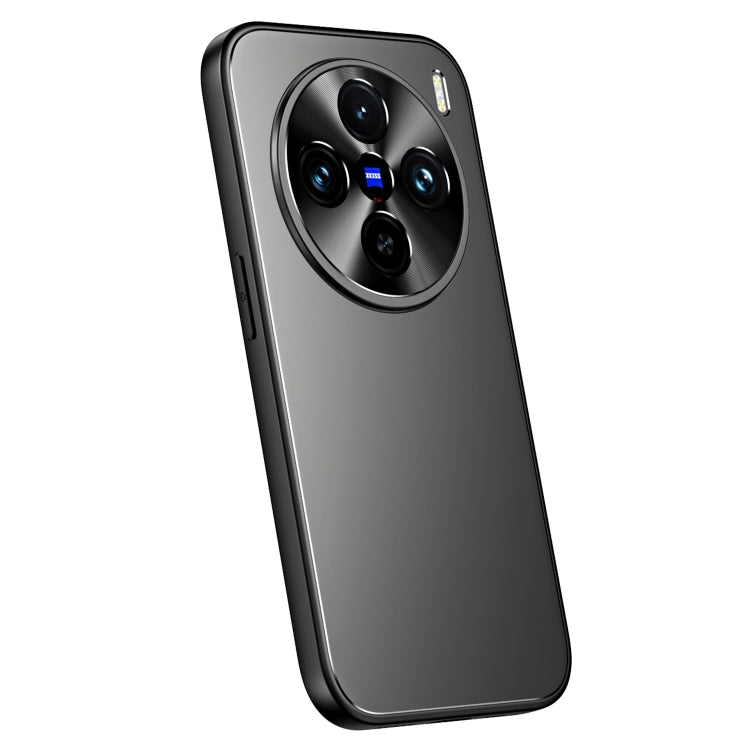 For vivo X100 / X100 Pro R-JUST RJ-61 Electroplating Frosted TPU + PC Phone Case(Grey) - vivo Cases by R-JUST | Online Shopping South Africa | PMC TechLife | Buy Now Pay Later Mobicred