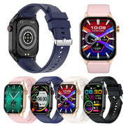 T98 2.04 inch IP68 Water-resistant Bluetooth Call Smart Watch, Support Blood Oxygen Monitoring(Beige)
