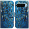 For Google Pixel 9 Pro Coloured Drawing Flip Leather Phone Case(Apricot) - Google Cases by PMC TechLife | Online Shopping South Africa | PMC TechLife | Buy Now Pay Later Mobicred