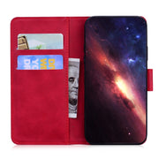 For Google Pixel 9 Skin Feel Pure Color Flip Leather Phone Case(Red)