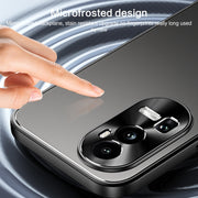 For OPPO Reno10 / Reno10 Pro Global R-JUST RJ-61 Electroplating Frosted TPU + PC Phone Case(Silver)