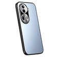 For OPPO Reno11 Global R-JUST RJ-61 Electroplating Frosted TPU + PC Phone Case(Blue) - Reno11 Cases by R-JUST | Online Shopping South Africa | PMC TechLife