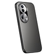 For OPPO Reno11 Pro Global R-JUST RJ-61 Electroplating Frosted TPU + PC Phone Case(Grey) - Reno11 Pro Cases by R-JUST | Online Shopping South Africa | PMC TechLife